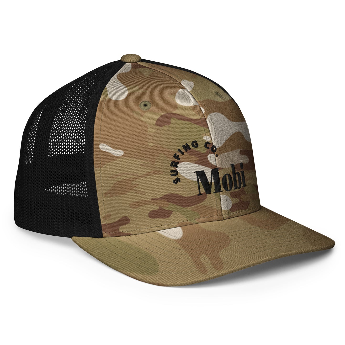 Closed-back trucker cap