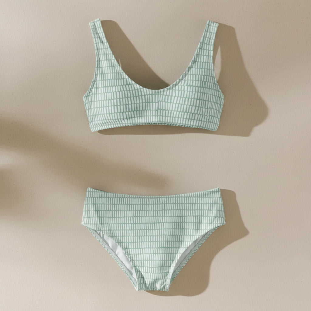 018 Bikini High-waisted